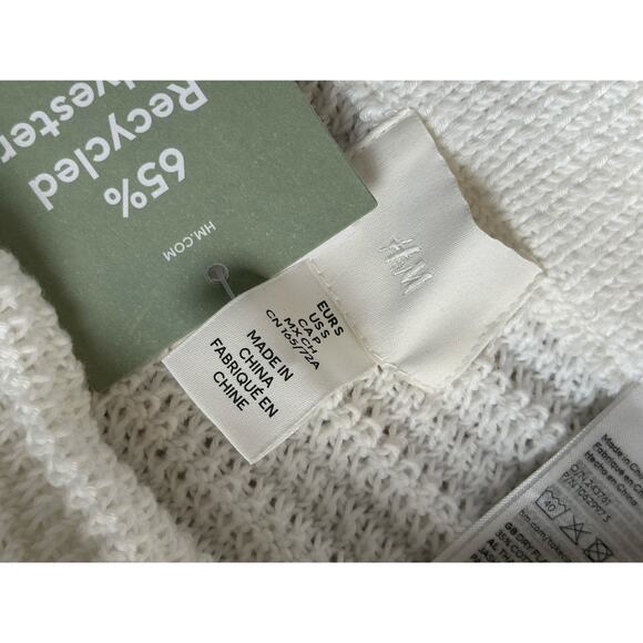 H&M White Cotton Skirt - Size S - NWT - Picture 6 of 6